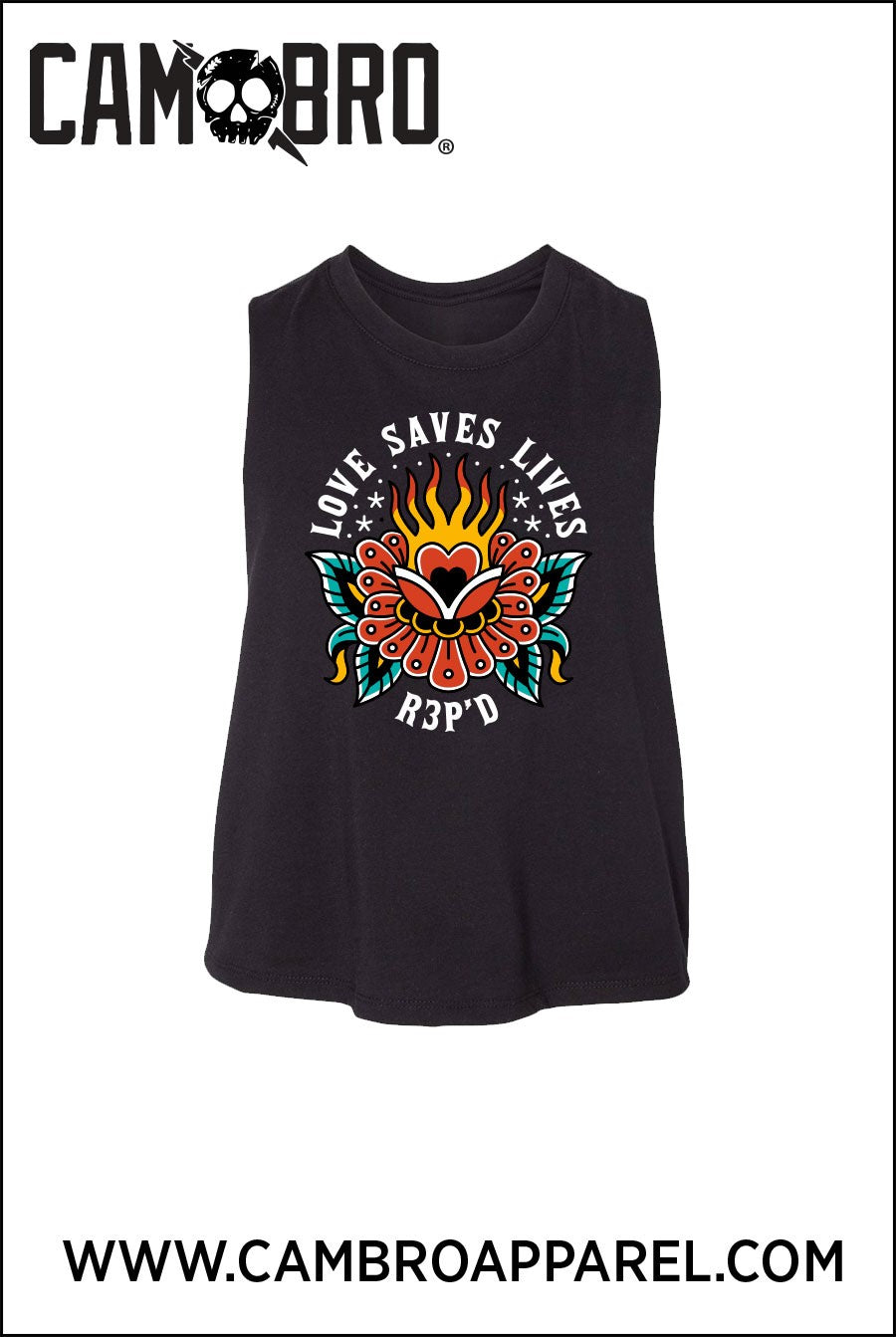 Love Saves Lives - Crop Tank