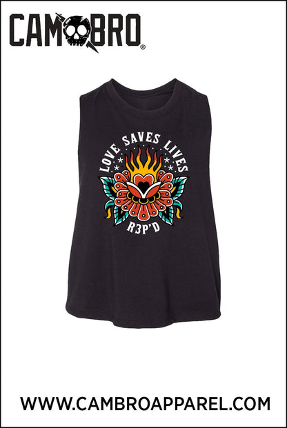 Love Saves Lives - Crop Tank