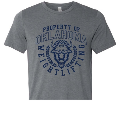 Property of Oklahoma Weightlifting - Crop Tee