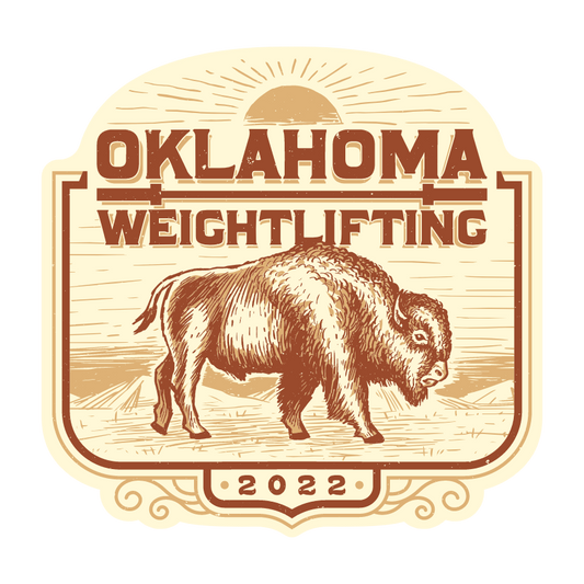 3" Sticker - 2022 Oklahoma Weightlifting