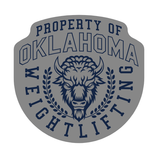 3" Sticker - Property of Oklahoma Weightlifting