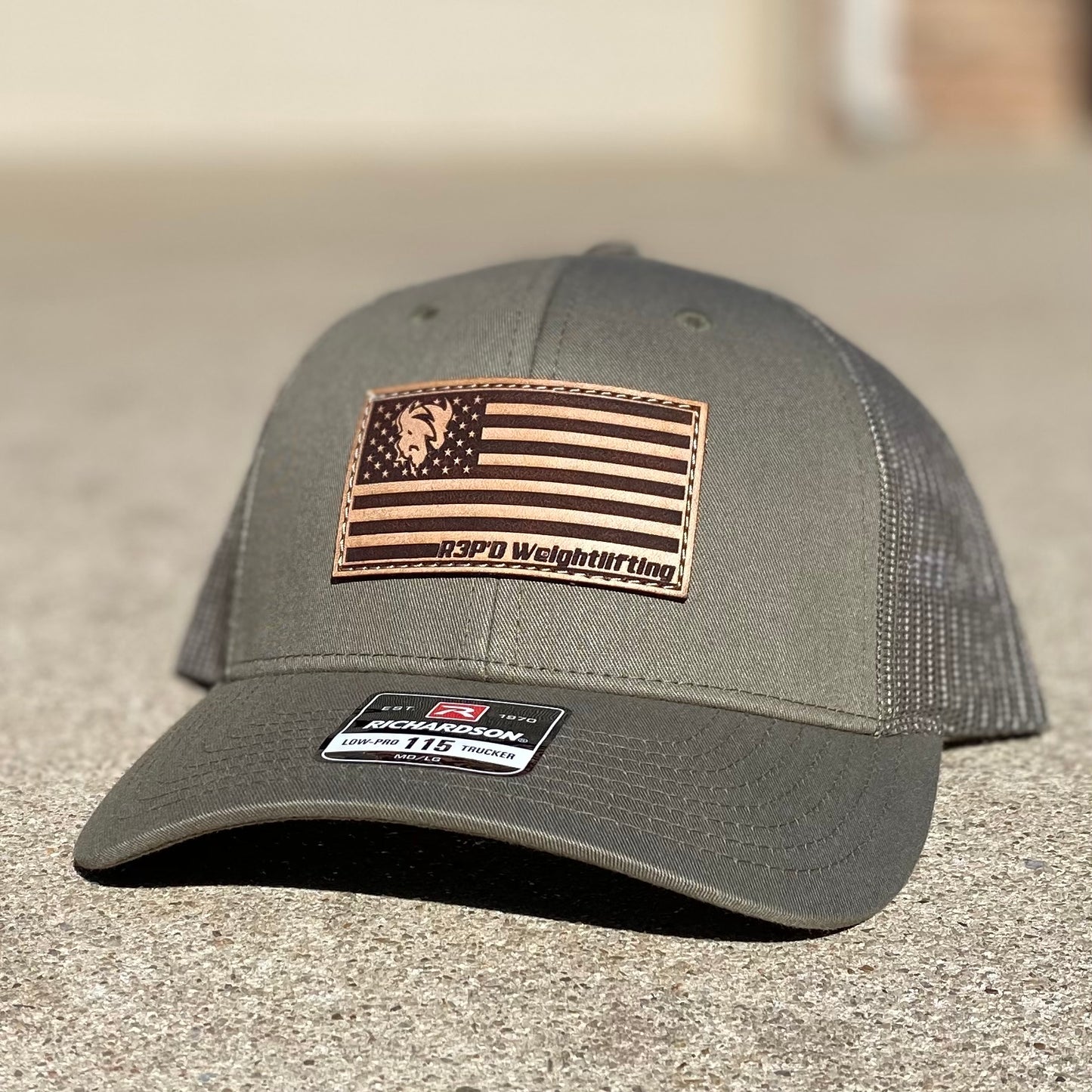 R3P'D - Leather Patch Trucker Hat