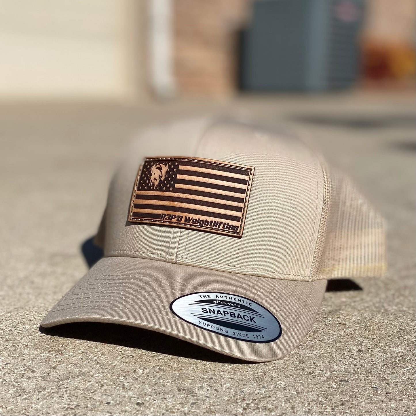 R3P'D - Leather Patch Trucker Hat